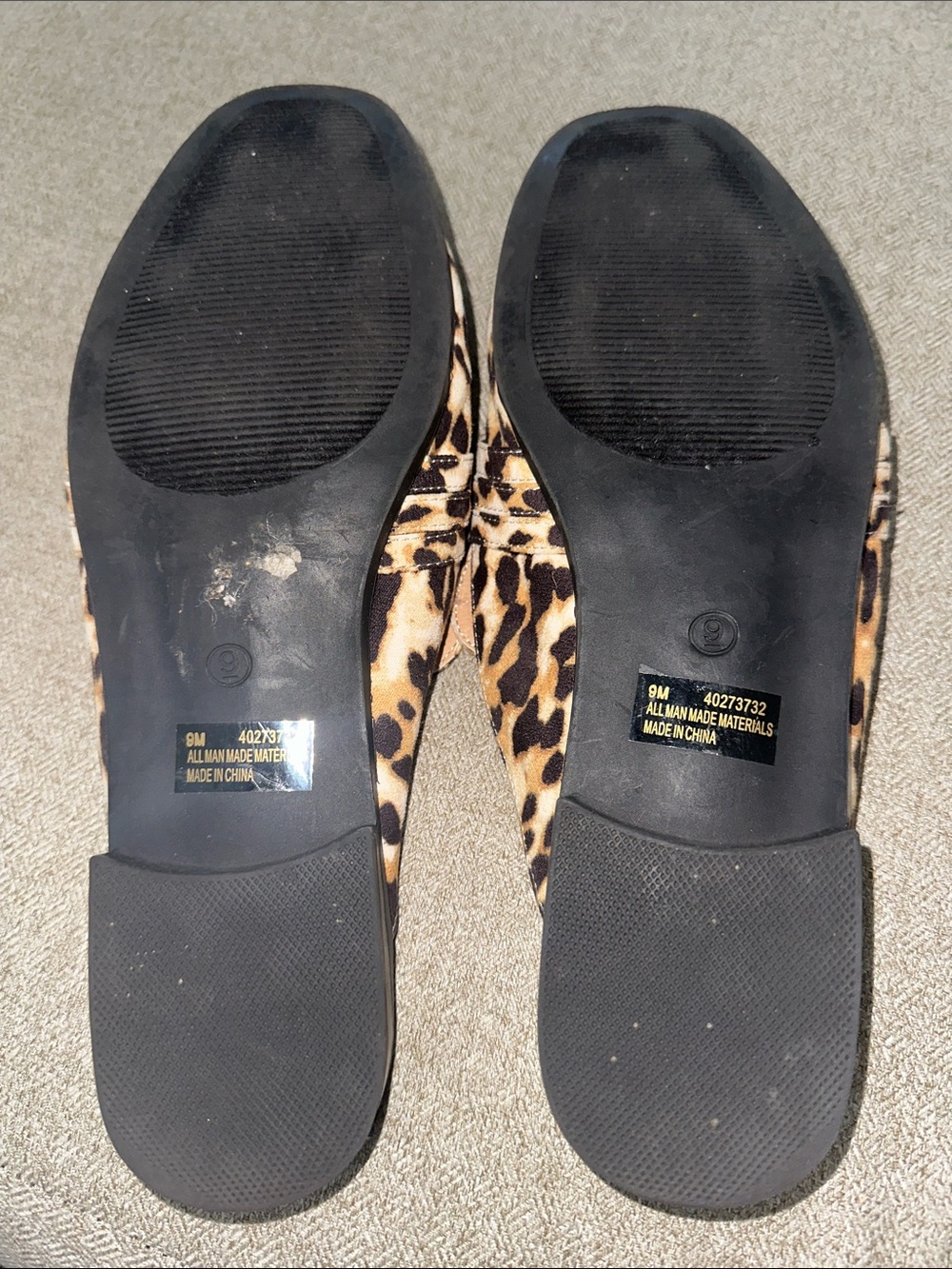 Cato Leopard-Pattern Slip-On Mules in Tan and Black - Picture 7 of 8